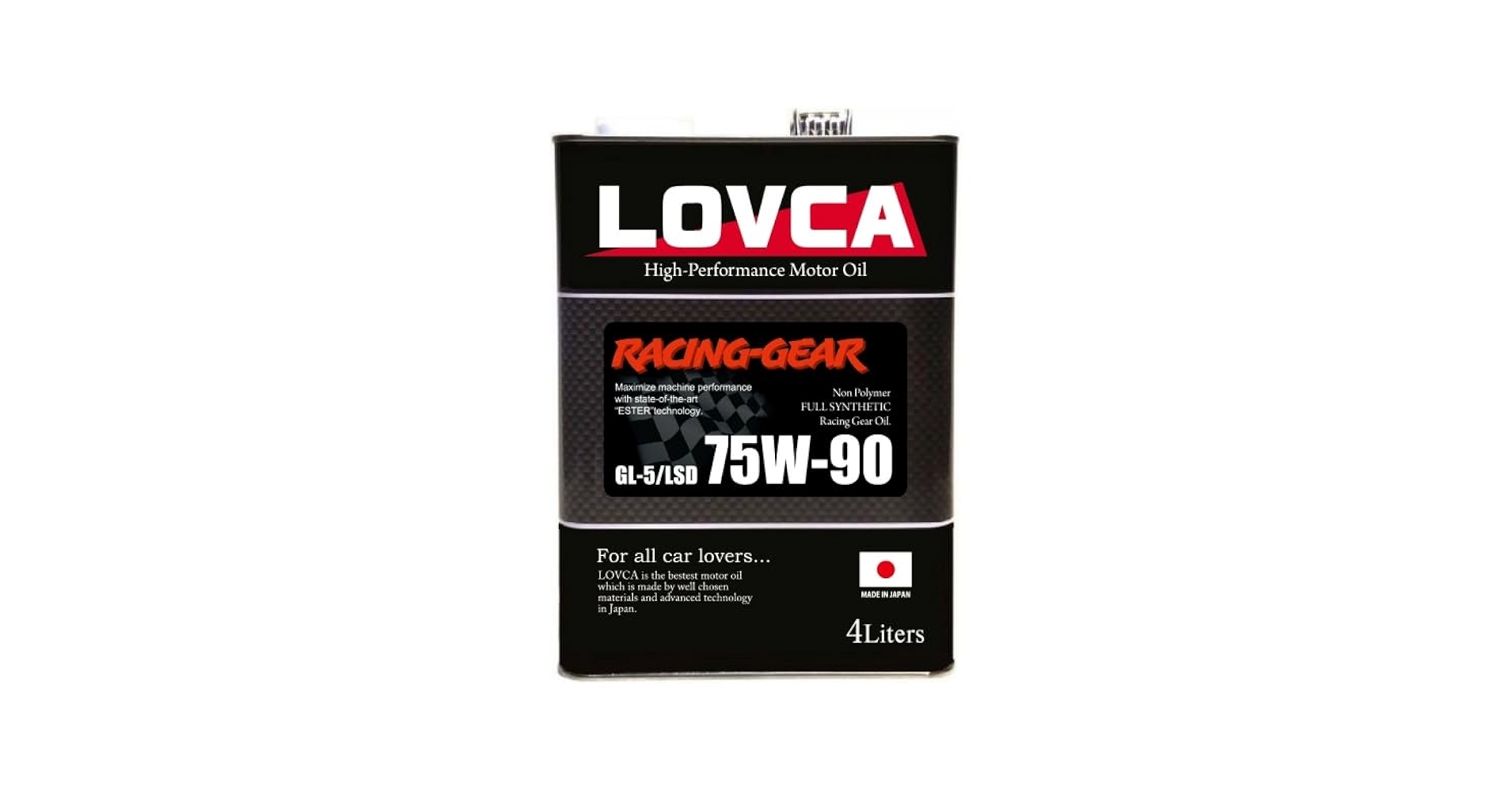 Amazon.co.jp: LOVCA RACING-GEAR 75W-90 4L GL-5/LSD□LRG7590