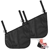 2 Stück Buggy Organizer Universell, Tasche Kinderwagen Oxford Schwarz