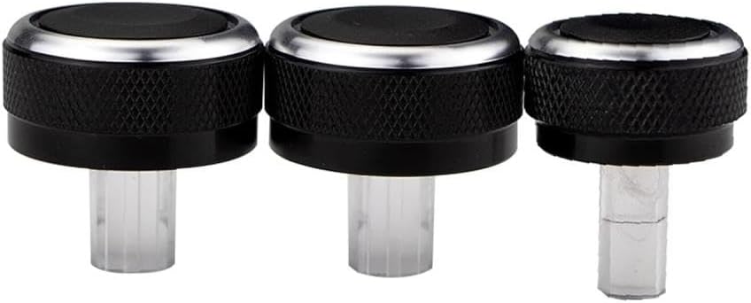 AC Knobs Compatible for Mitsubishi Triton 2006-2014 3Pcs for Set Car AC Air Conditioning Knob Heat Control Switch Knob