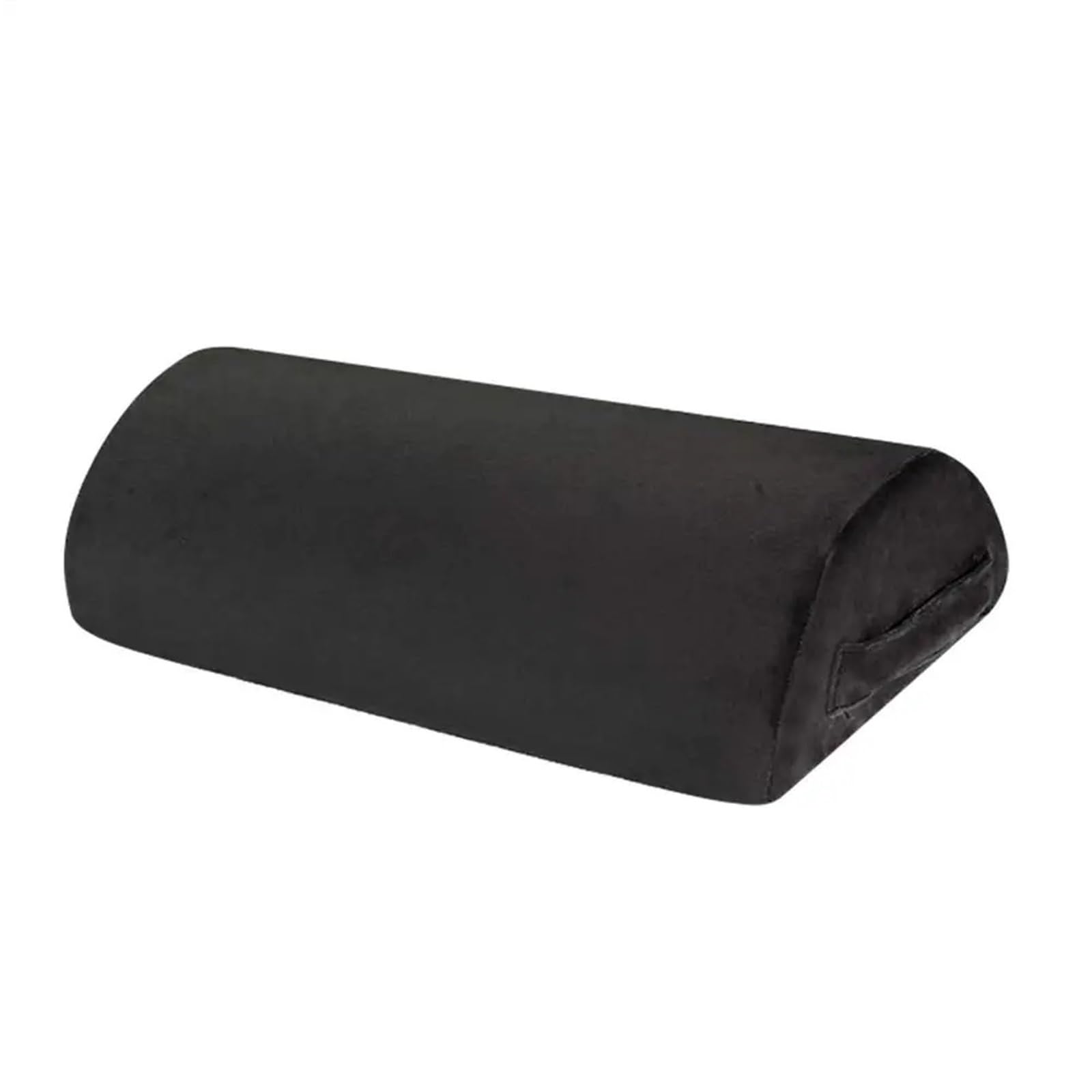 Podnóżek biurowy pod biurko, Podnóżek pod biurkiem Ergonomiczna, regulowana pianka z pamięcią kształtu, kolor czarny szary(Black)