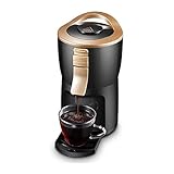 LKNJLL Cafetera, hogar portátil de pequeño tamaño de molienda de café, Grano de Polvo