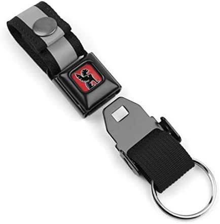 Chrome Industries Mini Buckle Key Chain Signature Seatbelt Buckle Quick Release Keychain, Black