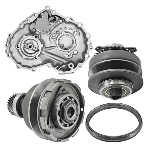 JF016E RE0F10D CVT 30-Tooth Transmission Pulley Belt Chain Assembly with Cover Cast 28X0A Compatible with Nissan Altima 2.5L 2013-2018, Pulley 31209-28X9A 3120928X9A, Belt 901074 901089