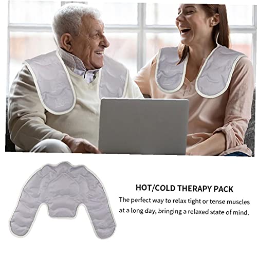 Schouderijs pack, groot herbruikbaar nek koud pakket, rugpijn verlichting warm koud comprimeren therapie optimale… - Image 8