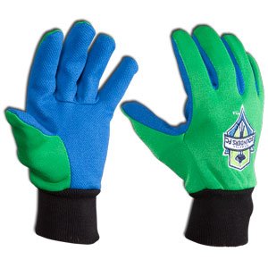 Gants Seattle Sounders utilitaires de manutention et loisirs extérieurs