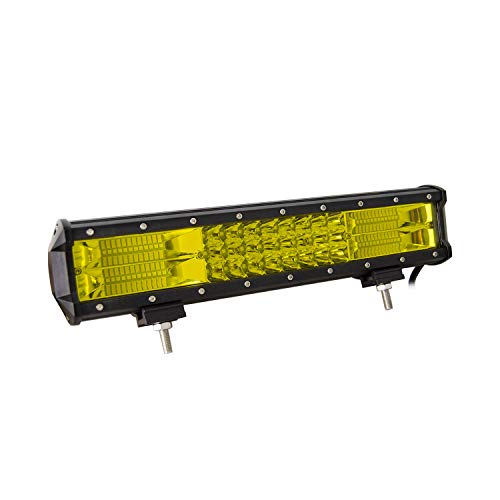 AUXTINGS 15 inch 216W LED Light Bar Amber Yellow Spot Flood Beam Work Light Fog Driving Lamp for Trucks Tractor 4X4 Jp Boat Off Road 12V 24V Waterproof IP67 AUXTINGS 15 inch 216W LED Light Bar Amber Yellow Spot Flood Beam Work Light Fog Driving Lamp for Trucks Tractor 4X4 Jp Boat Off Road 12V 24V Waterproof IP67