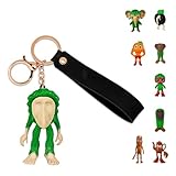 YJacuing Anime Funny Creative Collection Blind Box Keychain, Cute Collectible PVC Charm (B, 1)