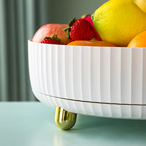 Funest Makeup Perfume Organizer, 360 Degree Rotating Lazy Susan Cosmetic Desk Storage Lotions Display Case Round Gift Tray With Large Capacity , For Your Jewelry #TOP6