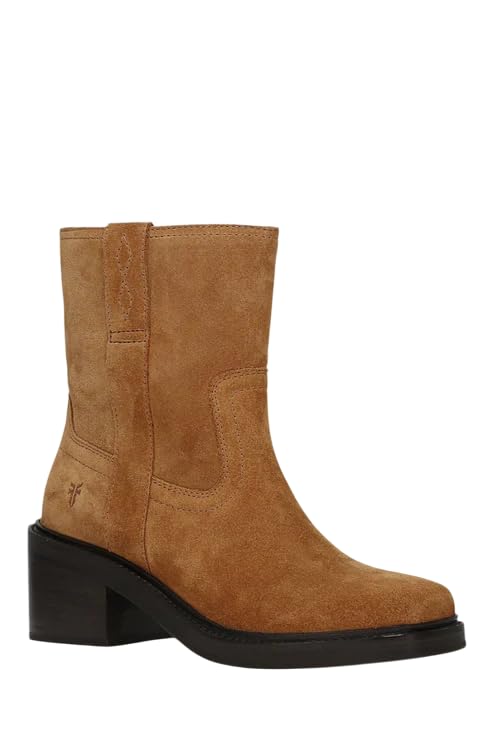 Frye Kate Short Inside ZIP Boot - Womens Leather Ankle Boots with Comfortable Fit Stylish Design and Durable