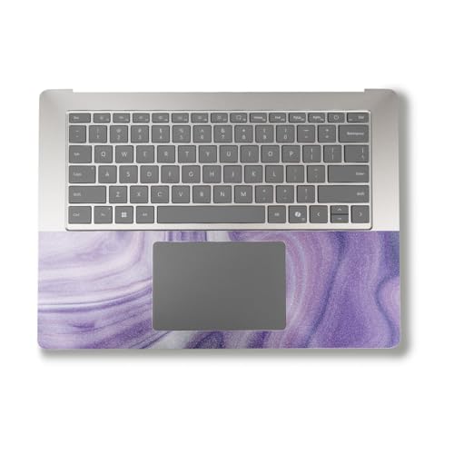 Image of Glossy Glitter Laptop Skin Compatible with Alienware M18 R2 (2024) - Lavendar Acrylic - Premium 3M Vinyl Protective Wrap Decal Cover - Easy to Apply | Crafted in The USA by MightySkins