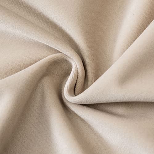 Image of JUSPURBET 20x20 Decorative Velvet Throw Pillow Covers Cases Set of 2,Khaki | Modern Soft Cushion Covers with Hidden Zipper for Couch Sofa Bed Living Room Bedroom Home Decor