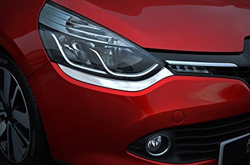 Chrome avant lampe frontale phare accent trim Clio 4 2012-2016