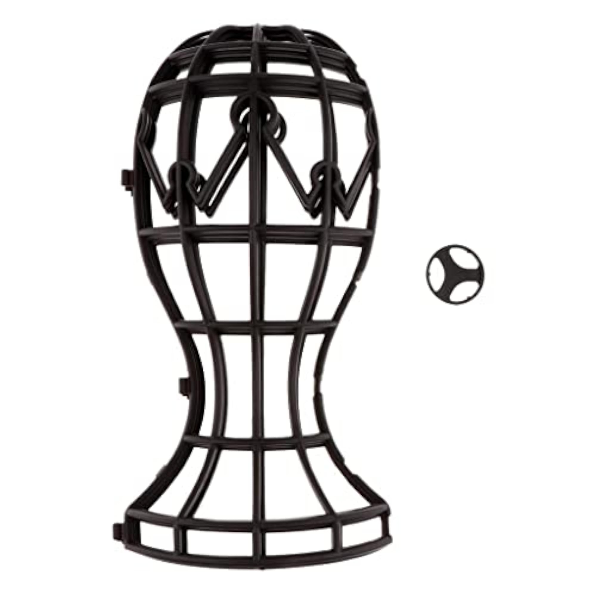 Folding Wig Holder Drying Stand, Brown