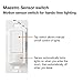 Lutron Maestro Motion Sensor Light Switch Indoor for Bathroom, Garage, Laundry Room, Any Bulbs, Occupancy Vacancy Sensor, Single-Pole, MS-OPS2-BL, Black