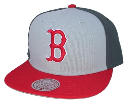 Mitchell & Ness Gorra Snapback Boston Red Sox Gris miniatura 1