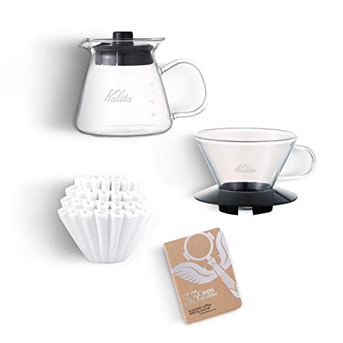 Espresso Parts Kalita Wave Pour-Over Coffee Brewing Kit, Glass...