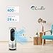 LivePure 3-in-1 LP500 Clean Heat Air Purifier & Electric Heater – Oscillating Portable Heater with 2 Heat Modes and Air Filtration – Heater for Indoor Use in Bedrooms, Home Office & Apartments, Sage