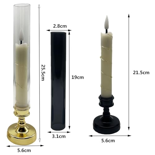 Bougies LED sans flamme électriques avec télécommande pour décoration