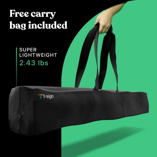 Portable Artist Easel Stand 63 Inches - Black Picture Stand Painting Easel With Bag - Table Top Art Drawing Easels For Painting Canvas, Wedding Signs, Poster, Tabletop Easels Display Metal Tripod #TOP4