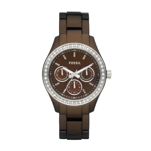 Preisvergleich Produktbild Fossil Damen-Armbanduhr Stella Multifunktion Analog Quarz Aluminium ES2949