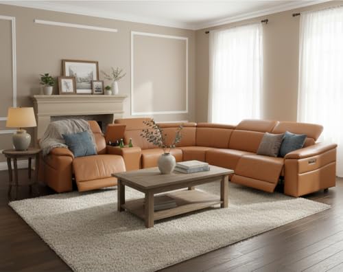 Seruancielo Power Recliner Sectional Couch, Breathing