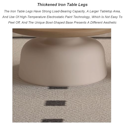 Table basse ronde moderne pour optimiser l'espace de votre appartement