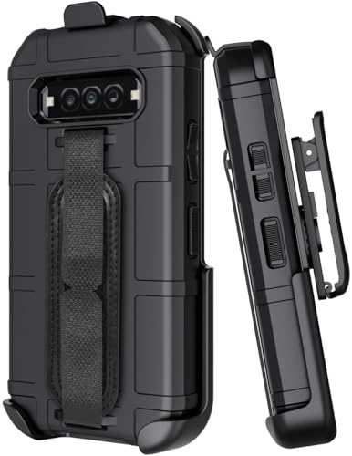 �P�[�X + �n���h�X�g���b�v + �z���X�^�[ �R���{ ���Z�� DuraForce Pro 3 Phone �p Nakedcell Special Ops Armor Rugged Shield �ی�J�o�[ [��]���`�F�b�g] �x���g�N���b�v�z���_�[ - �u