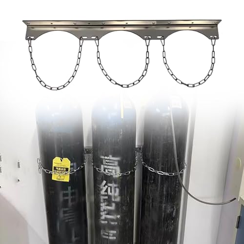 Carro para Cilindros, Estante de Acero para Almacenamiento de Gas, Tanques de pie, Estante para Cilindros de oxígeno, Soporte de Acero para Cilindros de oxígeno, Soporte Universal para cilin