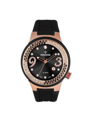 Preisvergleich Produktbild Kienzle Damen-Armbanduhr POSEIDON Lady Analog Quarz Silikon K2112033033-00426
