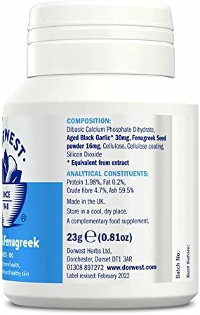 Garlic & Fenugreek Tablets For Dogs And Cats 100 Tablets