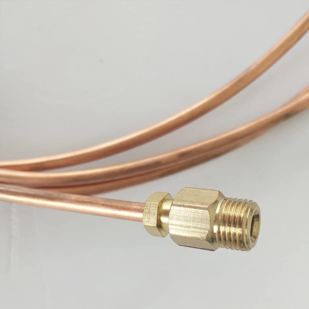 Rura okrągła miedziana, Cewka z rurką miedzianą 1M Miękka cewka do okrągłych rur klimatyzacyjnych w wielu rozmiarach(12x1.5mm)