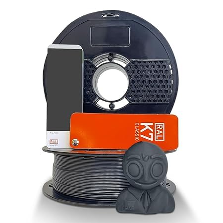 NFIL3D 1KG Net Turbo Finish PLA+ Midnight Grey 3D Printer Filament | Filaments for 3D Printer| 1.75mm| Accuracy - +/- 0.015mm | 1000g 3D Filament, 250g Spool, 350g Packaging Weight (Weight 1.6KG)-picture-15