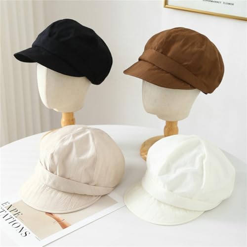 Gorra estilo boina vintage para mujer de algodón miniatura 3