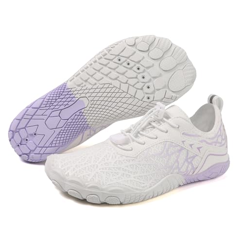 Hike Barefoot Shoes Ultra Light Breathable Non-Slip Athletic Footwear Comfort Wide Width Running Shoes for Women Men All-Match Sneakers On Feet All Day
