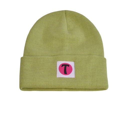 TOUTACOO, Gorro de Lana - Hombre y Mujer Verde Anís Cover
