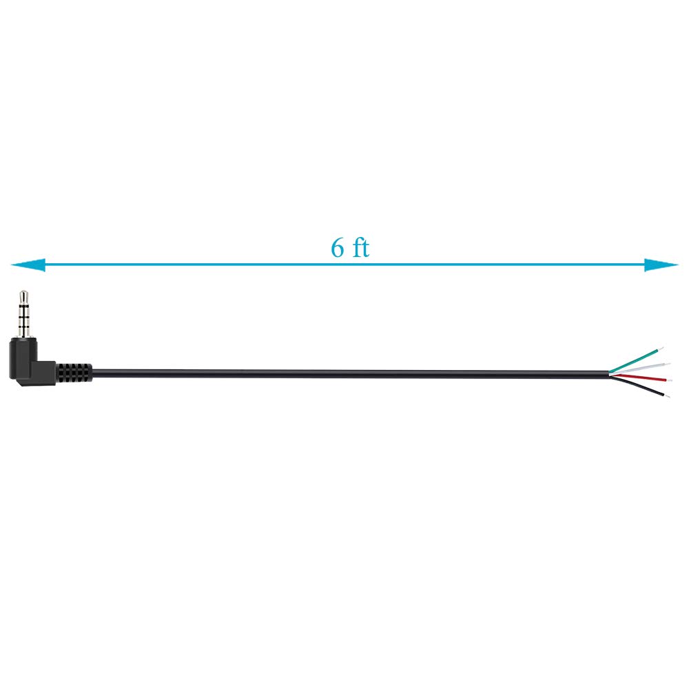 2 cables de repuesto macho de 3,5 mm (1,8 m)