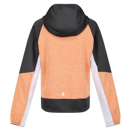 Childrens/Kids Prenton II Hooded Soft Shell Jacket (3-4 Years) (Apricot Crush/Seal Grey)2