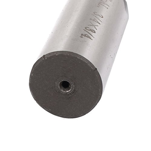 Image of uxcell 3 /4 inch x19mmx44mmx102mm Machining Cutting Tool Helical Groove 4 Flute Straight Shank Milling Cutter End Mill