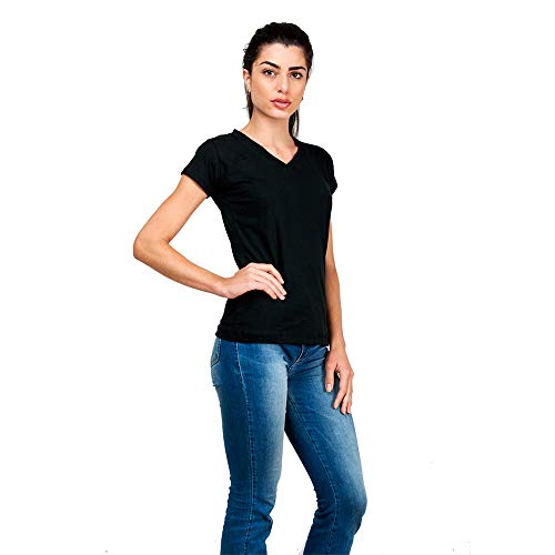 Kit com 5 Blusas Femininas Part.B Decote V