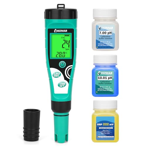 UIUZMAR Medidor de pH y Cloro para Piscinas, Digital...