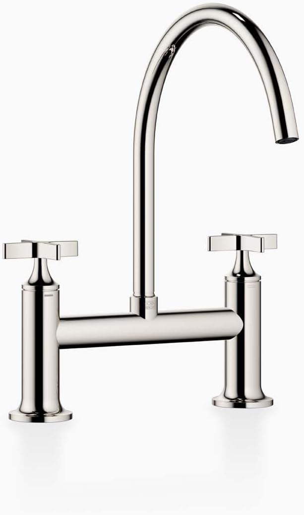 Dornbracht 2 Hole Bridge Mixer for rinsing/Profi Spray VAIA 19825809 Platinum