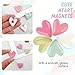 Fridge Magnets, 20 Pcs Cute Heart Fridge Magnets, Colorful Decorative Magnet Set for Refrigerator, Whiteboard, Photos, Office, Kitchen, School & Crafts