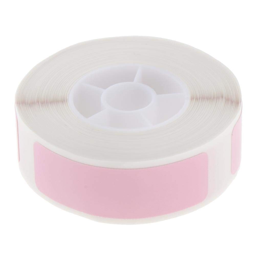 5 Set Thermoetikettendrucker Preisschild Adressaufkleber Papier Rolle Rosa 12x40mm-160