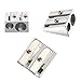 TecUnite 36 Pack Metal Pencil Sharpeners 2 Holes Manual Pencil Sharpener Bulk for Kids Aluminum Alloy Handheld Sharpeners for Most Size Graphite School Office Stationery(Silver)