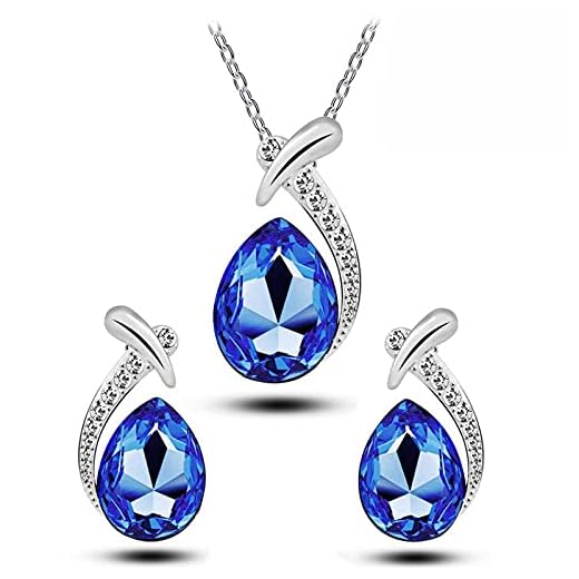 Amazon Online Com 925 Silver Diamond Long Necklaces for Women Sales Today Clearance Love Heart Shape Jewelry Birthday Anniversary for Her Sister