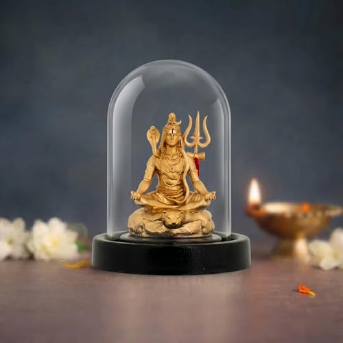 Image of Astrotalk Shiv Shakti Murti | Divine Mahadev Idol for Peace, Prosperity & Blessings | Shiva Idol for Car Dashboard | Spiritual Home Decor for Living Room & Office | Good Luck Gift for Man & Woman