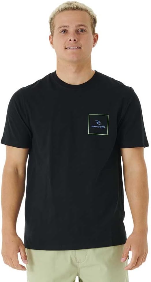 Rip Curl Corp Icon T-Shirt - Black