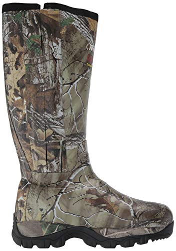 TECS Men's 17" Rubber Side Zip Boot (Camo, 10)