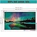 Stamped Cross Stitch Kits - Aurora Lake Forest Landscape Embroidery Kits for Beginners Adults,11 CT Patterns Large Dimensions Counted Cross Stitch Kits Arts Craft Kits 28x16inch