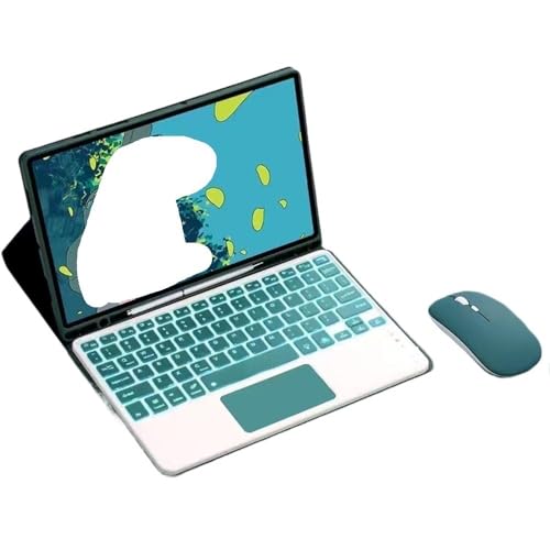Teclado y ratón para Samsung Galaxy Tab A9 con funda protectora para productividad móvil